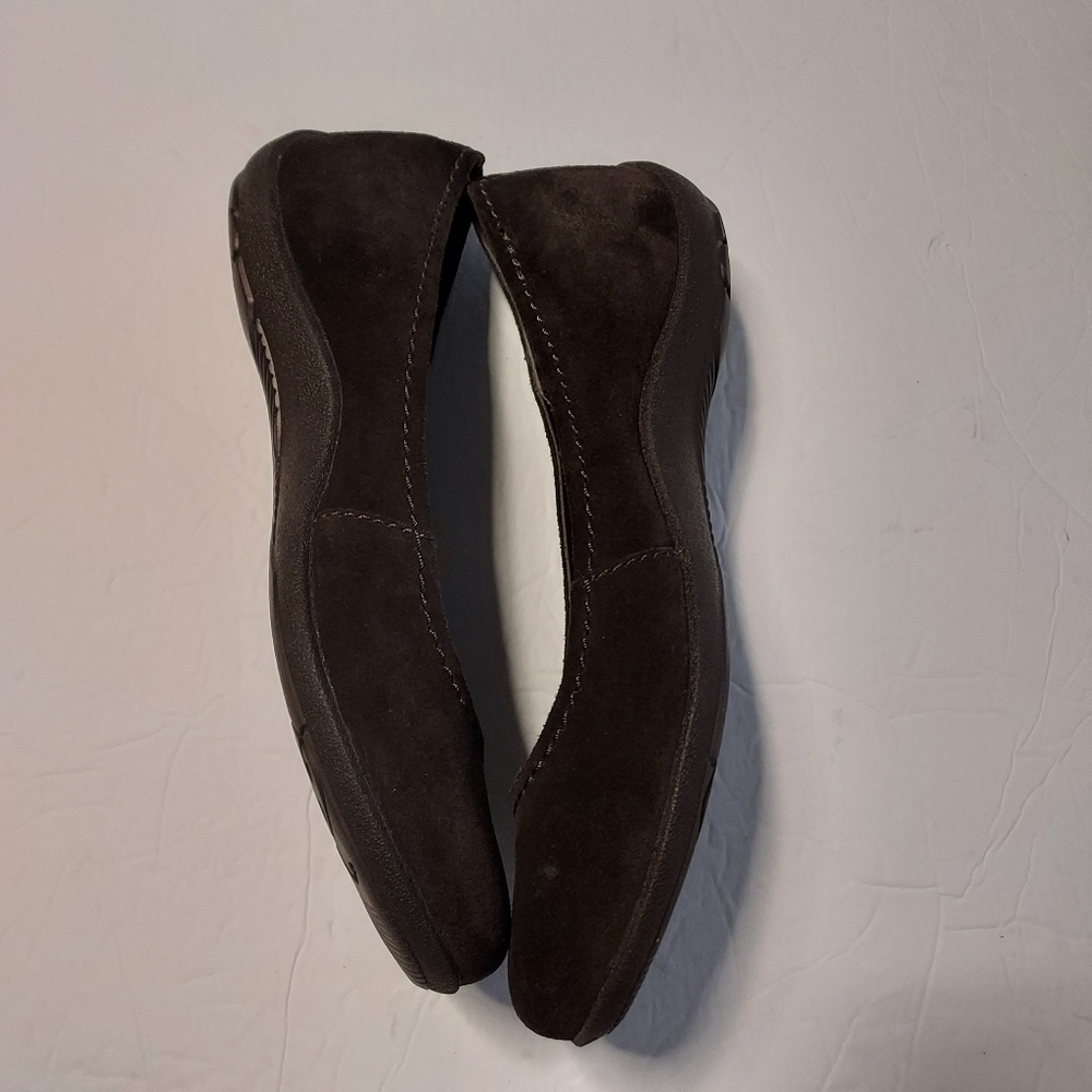 MERRILL dark brown avesso suede flats - Picture 5 of 6